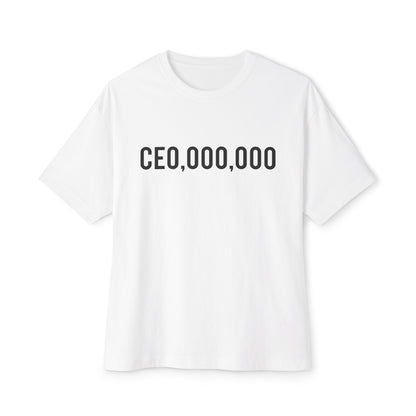 CEO Millionaire Unisex Oversized Tee