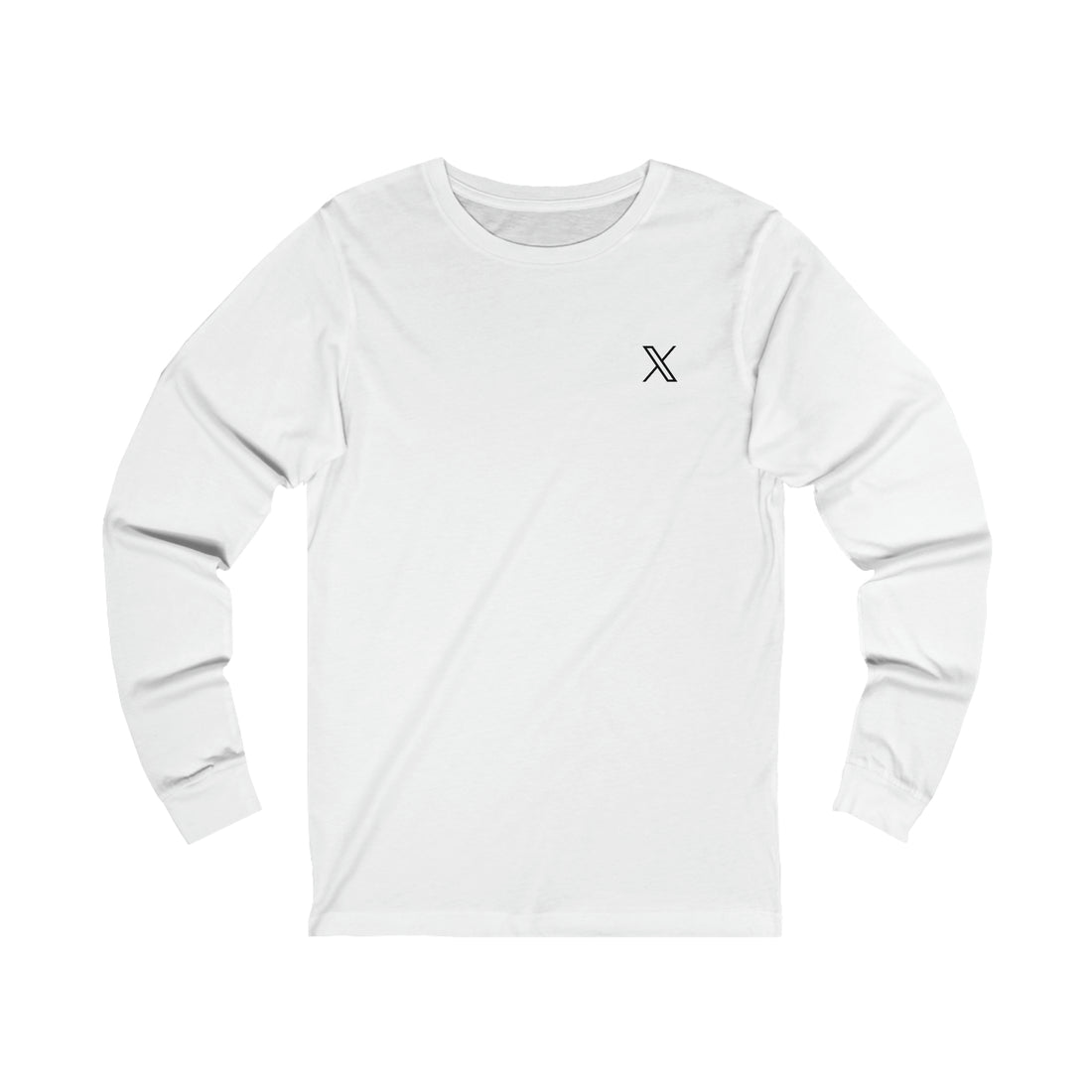 Support 𝕏 Unisex Jersey Long Sleeve Tee