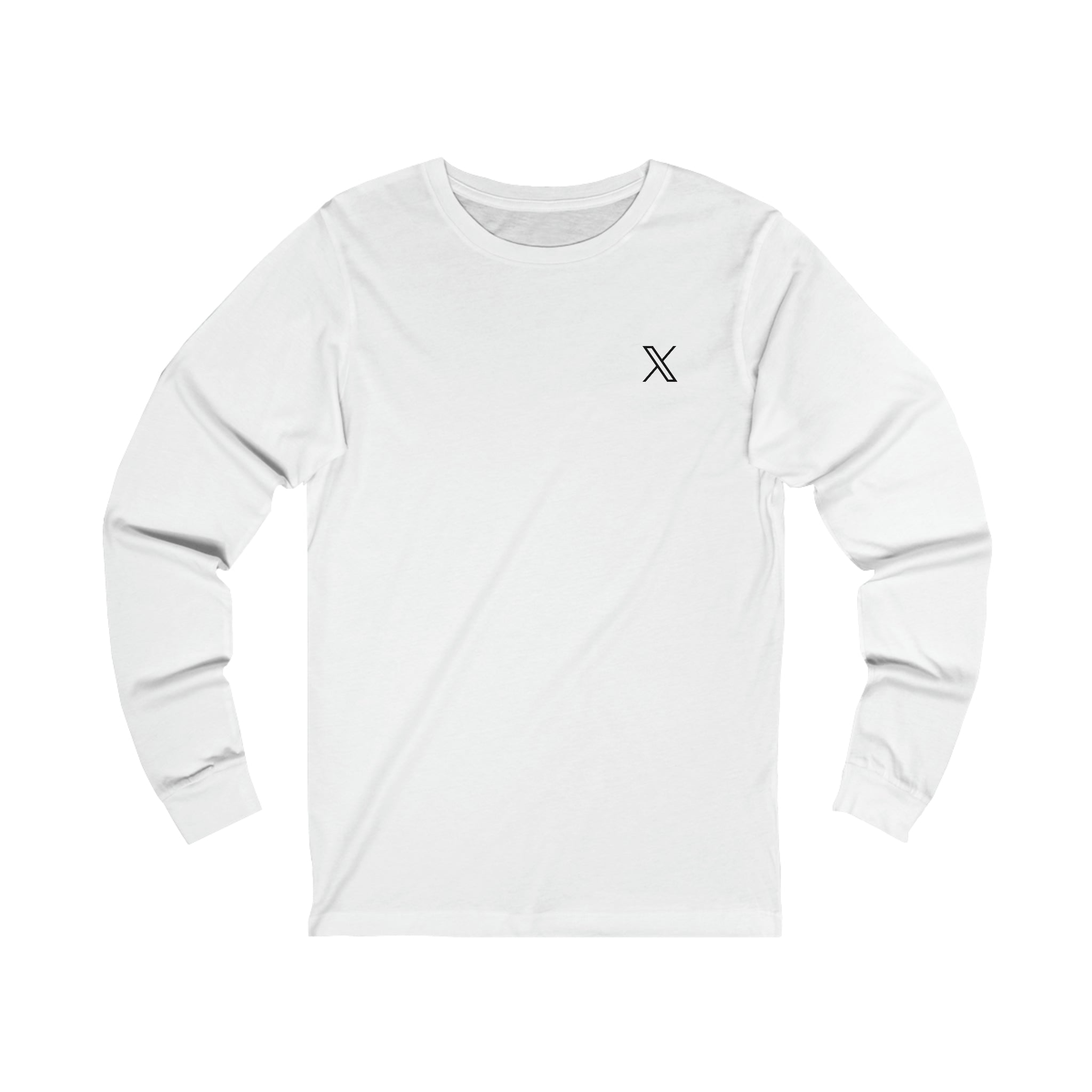 Support 𝕏 Unisex Jersey Long Sleeve Tee