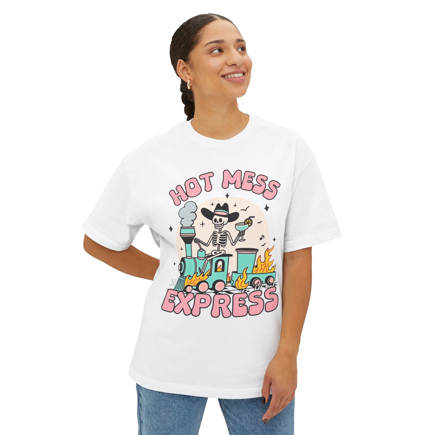 Hot Mess Express Unisex Oversized Tee