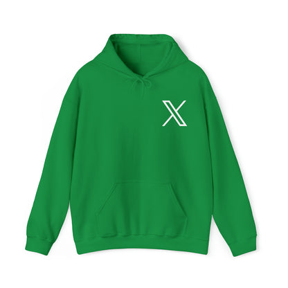 Support 𝕏 Unisex Heavy Blend™ Hooded Sweatshirt