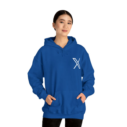 Support 𝕏 Unisex Heavy Blend™ Hooded Sweatshirt