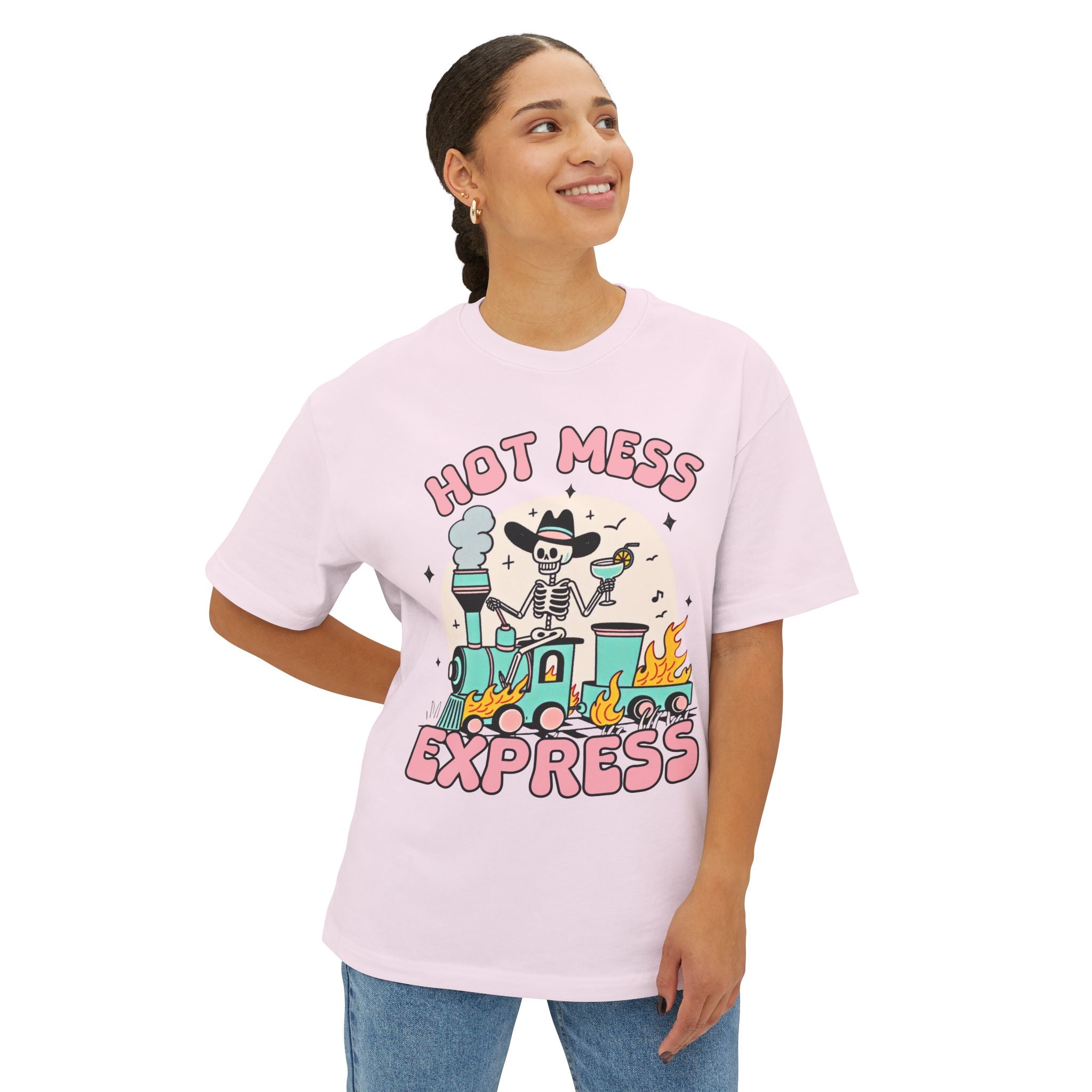 Hot Mess Express Unisex Oversized Tee