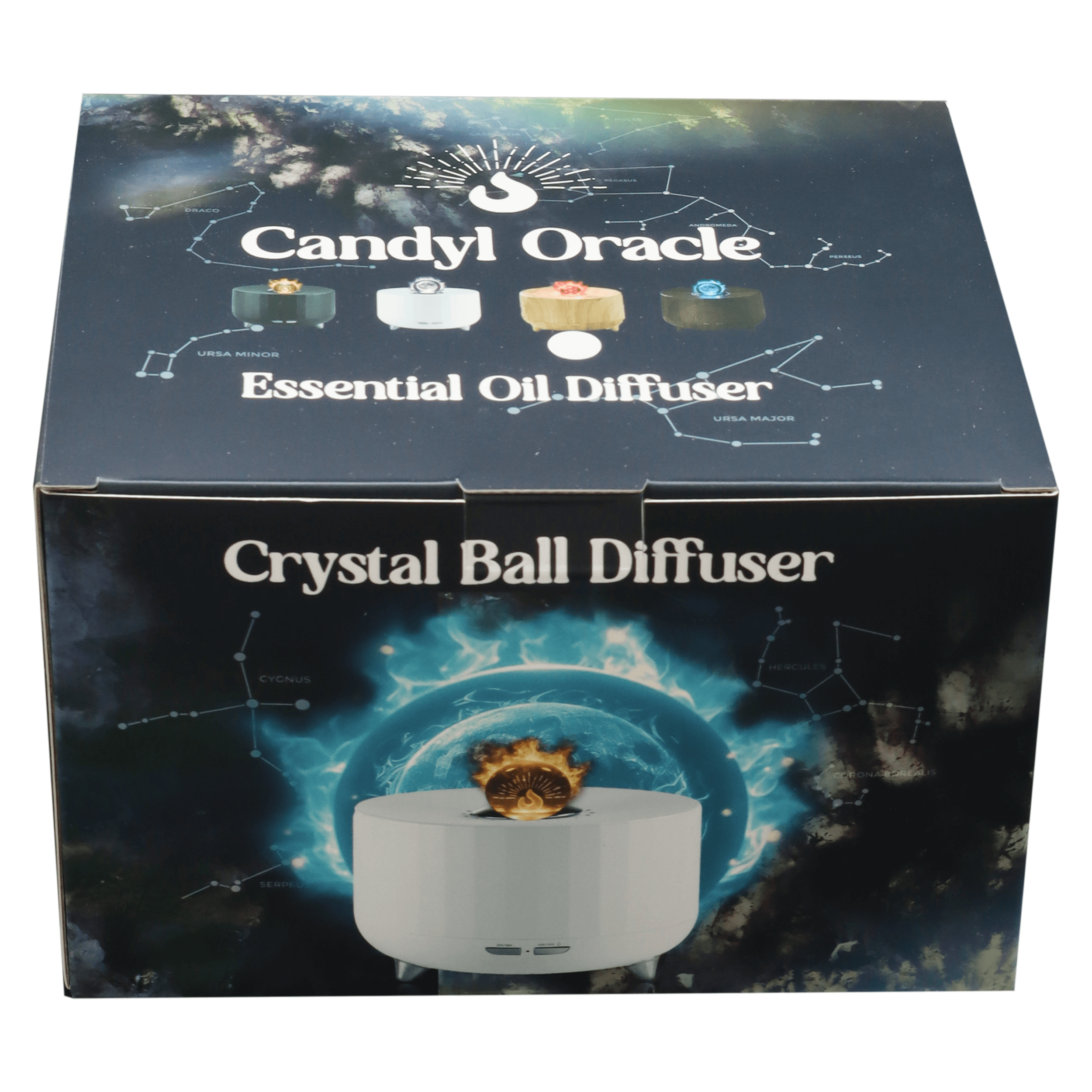 Oracle Crystal Ball Flame Essential Oil Diffuser