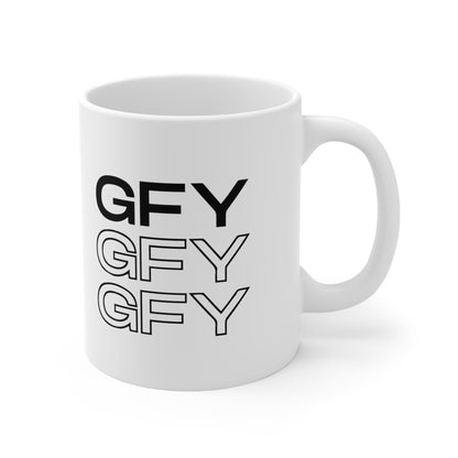 Support 𝕏 Ceramic Mug 11oz