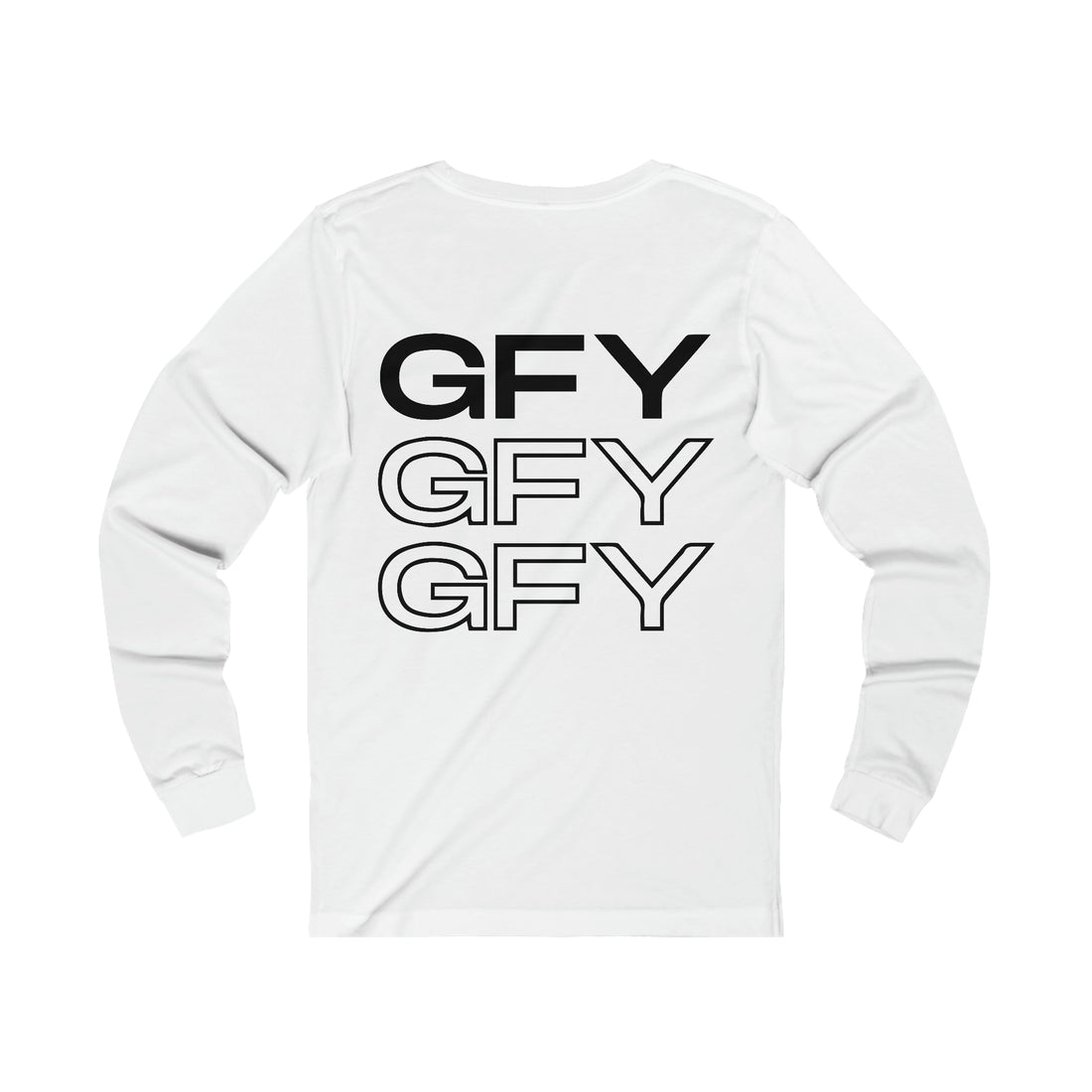 Support 𝕏 Unisex Jersey Long Sleeve Tee