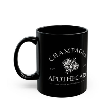 Champagne Apothecary 11oz. Mug - Blk/Ice Wht