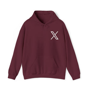 Open image in slideshow, Support 𝕏 Unisex Heavy Blend™ Hooded Sweatshirt
