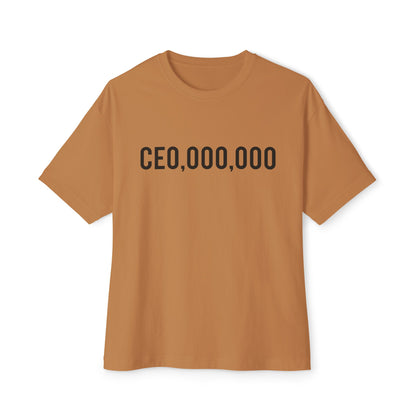 CEO Millionaire Unisex Oversized Tee