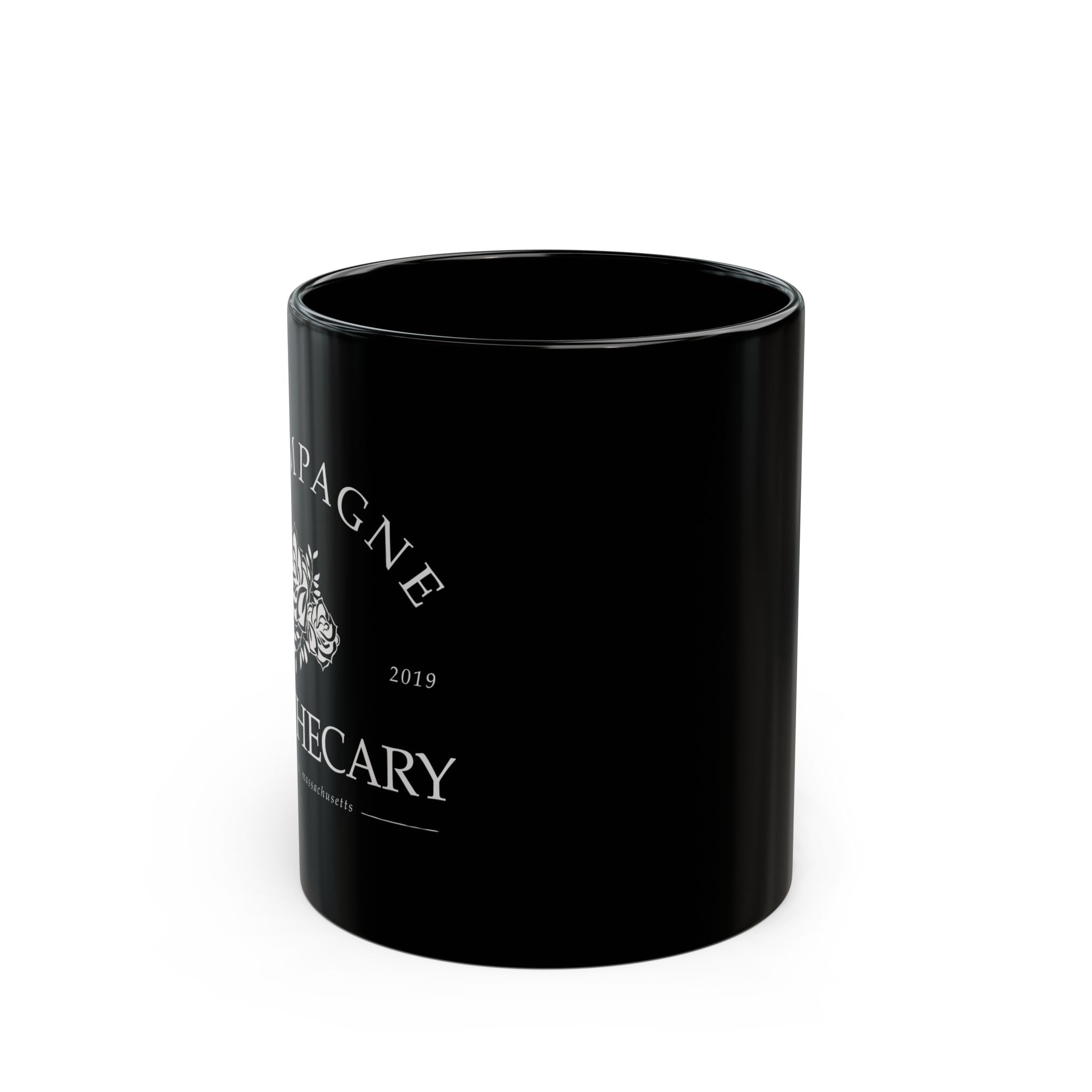 Champagne Apothecary 11oz. Mug - Blk/Ice Wht