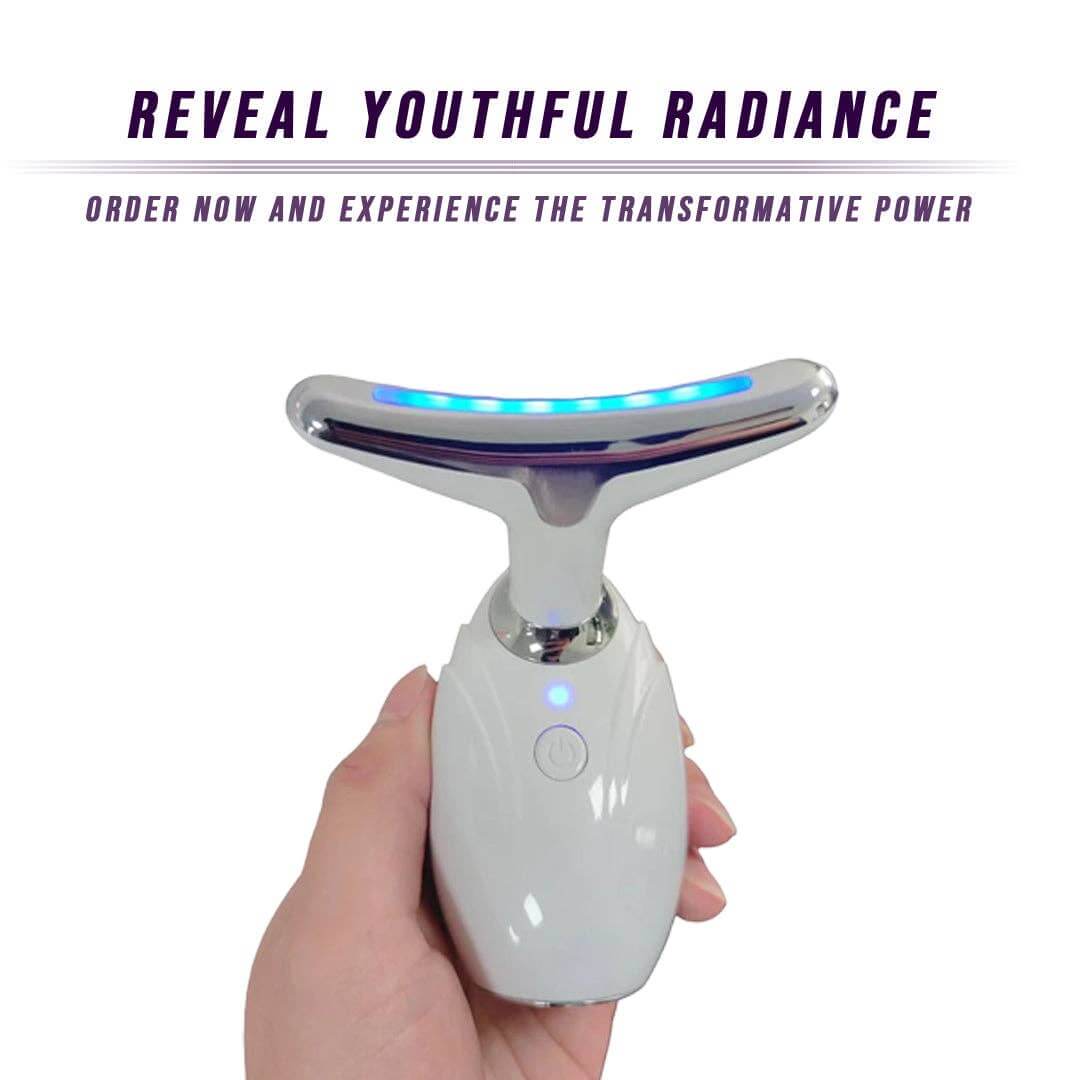 Neck &amp; Face Lifting LED Therapy Device