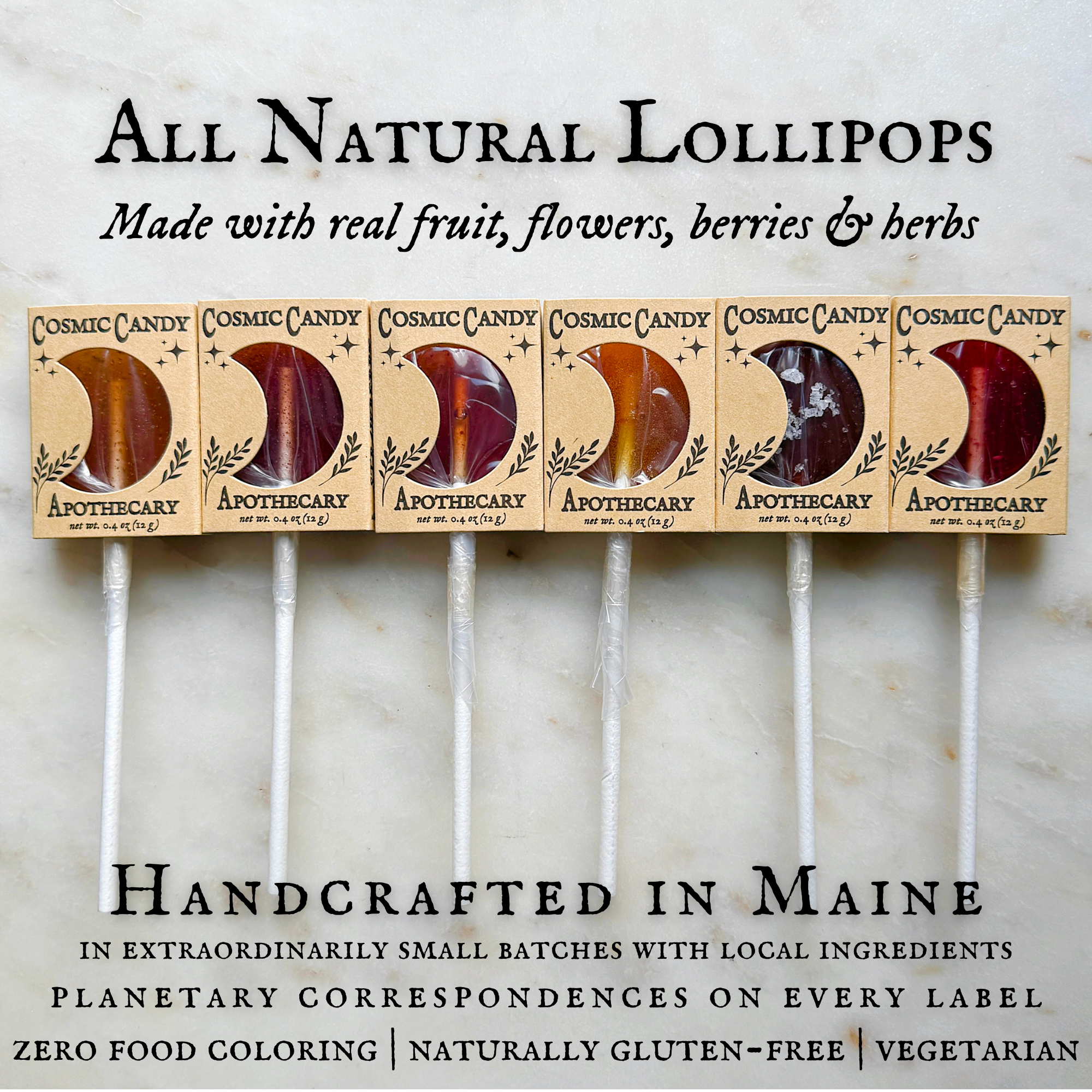 Plants &amp; Planets All Natural Lollipops