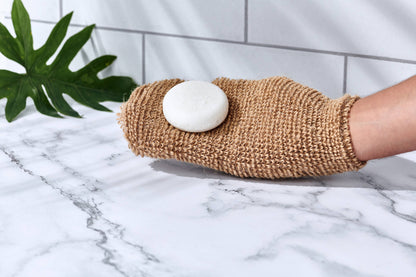 Natural Bath &amp; Shower Glove Exfoliating Mitt (Plastic Free)