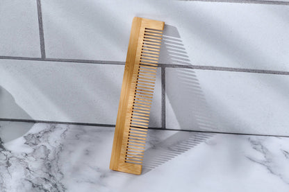 Bamboo Hair &amp; Beard Comb (Plastic Free)