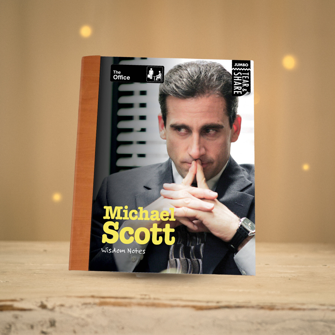 The Office: Michael Scott Jumbo Tear &amp; Share Notecards