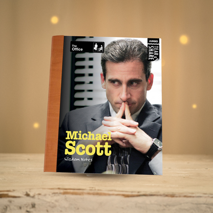 The Office: Michael Scott Jumbo Tear &amp; Share Notecards