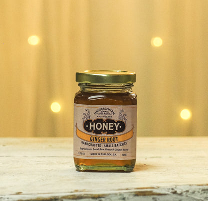 Herbal Infused Jars of Raw Honey