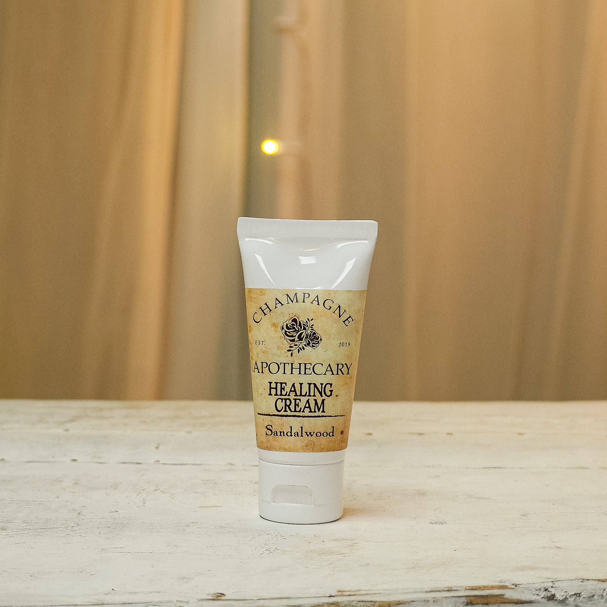 Champagne Apothecary Healing Cream helps to restore and heal dry, cracked &amp; painful skin! You will feel the difference with the first use.  Our Healing Cream will leave your hands and feet softer than they&