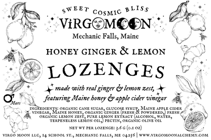Honey Ginger &amp; Lemon Lozenges