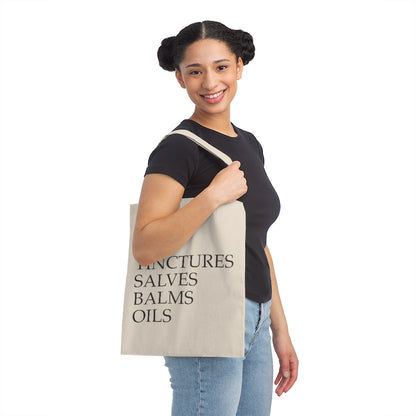 Apothecary Herbalist Canvas Tote Bag