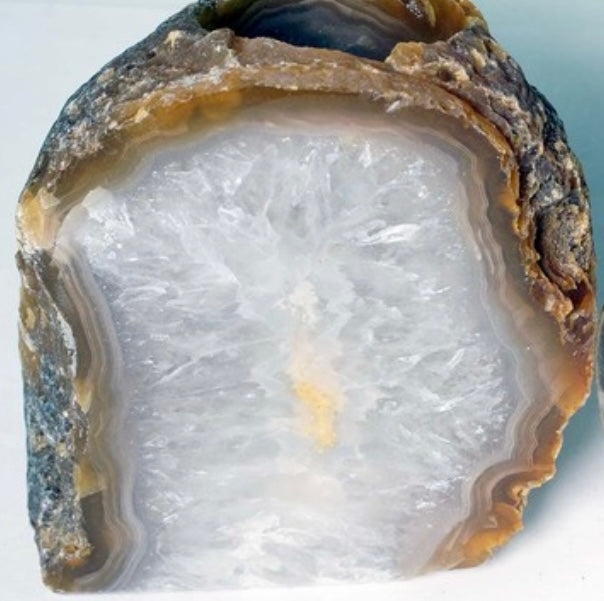 Natural Agate Geode Candle Holder