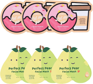 Donut Let Me Go & Perfect Pear Couples Face Mask