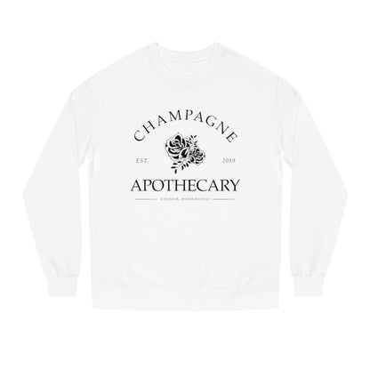 Champagne Apothecary Est. Logo Unisex Crew Neck Sweatshirt - Blk Logo