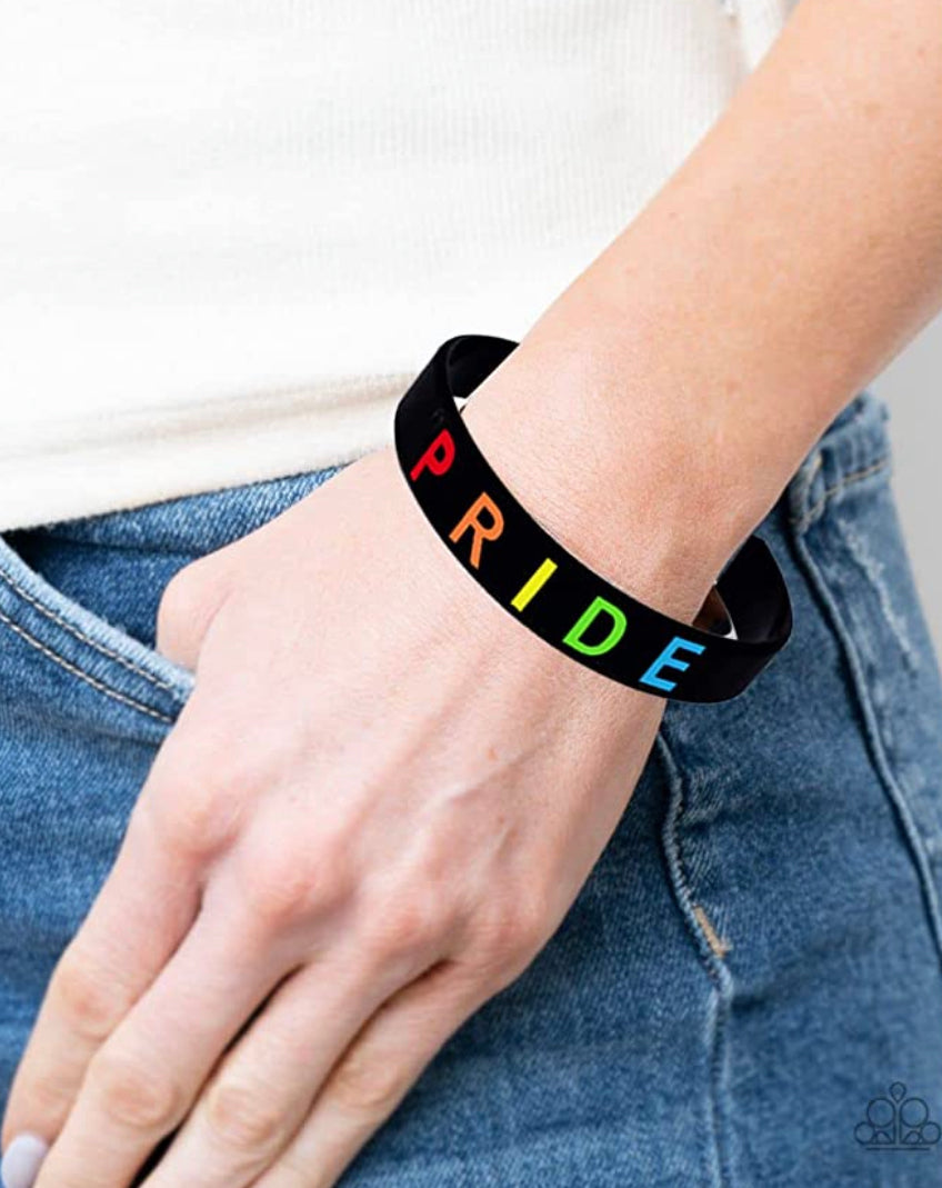 Pride/Rainbow Bracelet - Rubber Bracelets/Wristbands
