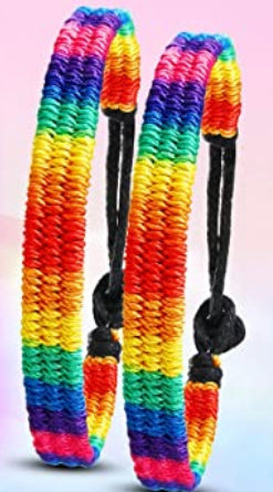 Rainbow Handmade Braided Friendship Bracelet