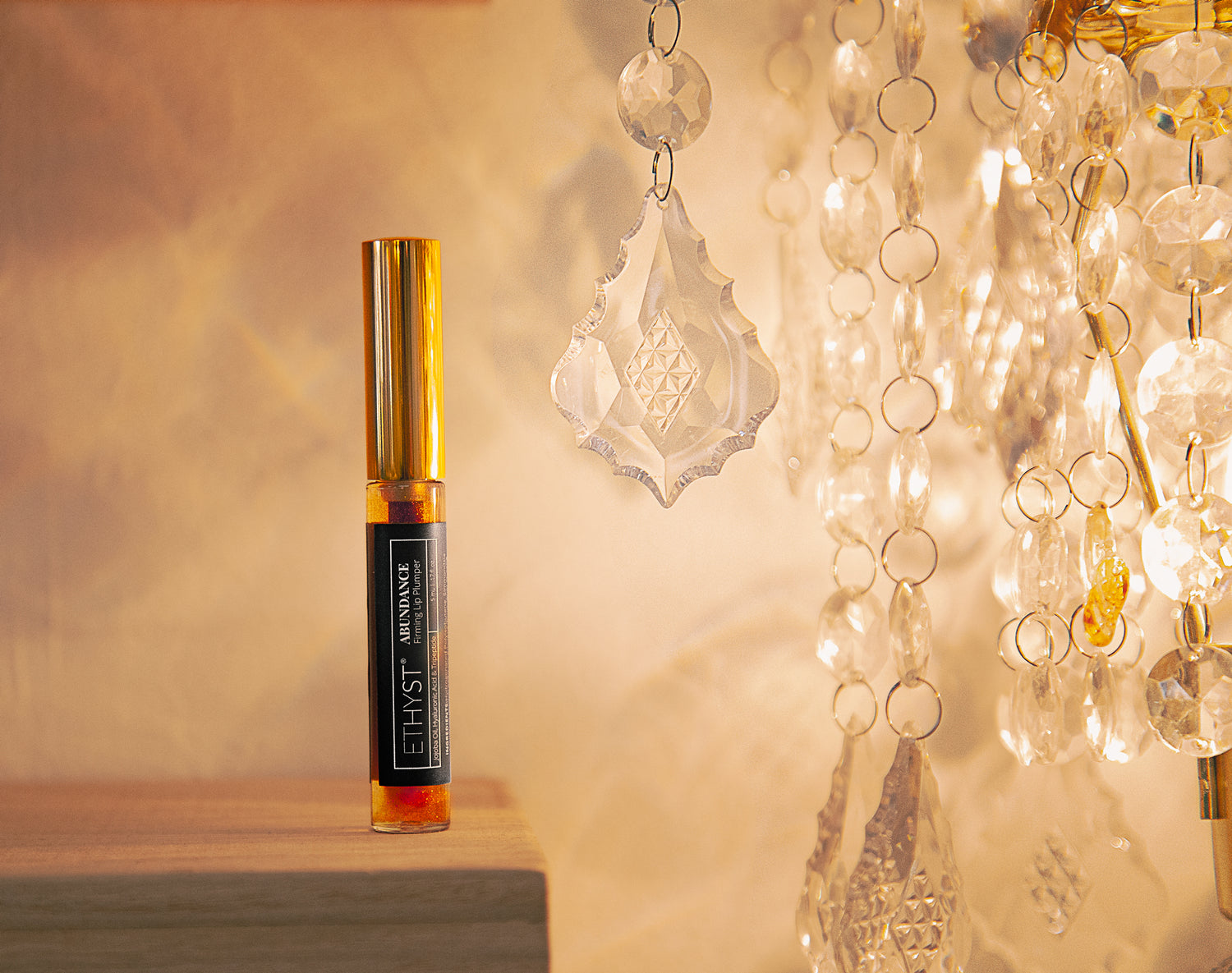 ETHYST® Abundance Firming Lip Plumper™ contains two active ingredients that help to create volume and enhance the appearance of your lips. Found at Champagne Apothecary in Westfield, Massachusetts on School Street or the online shop.