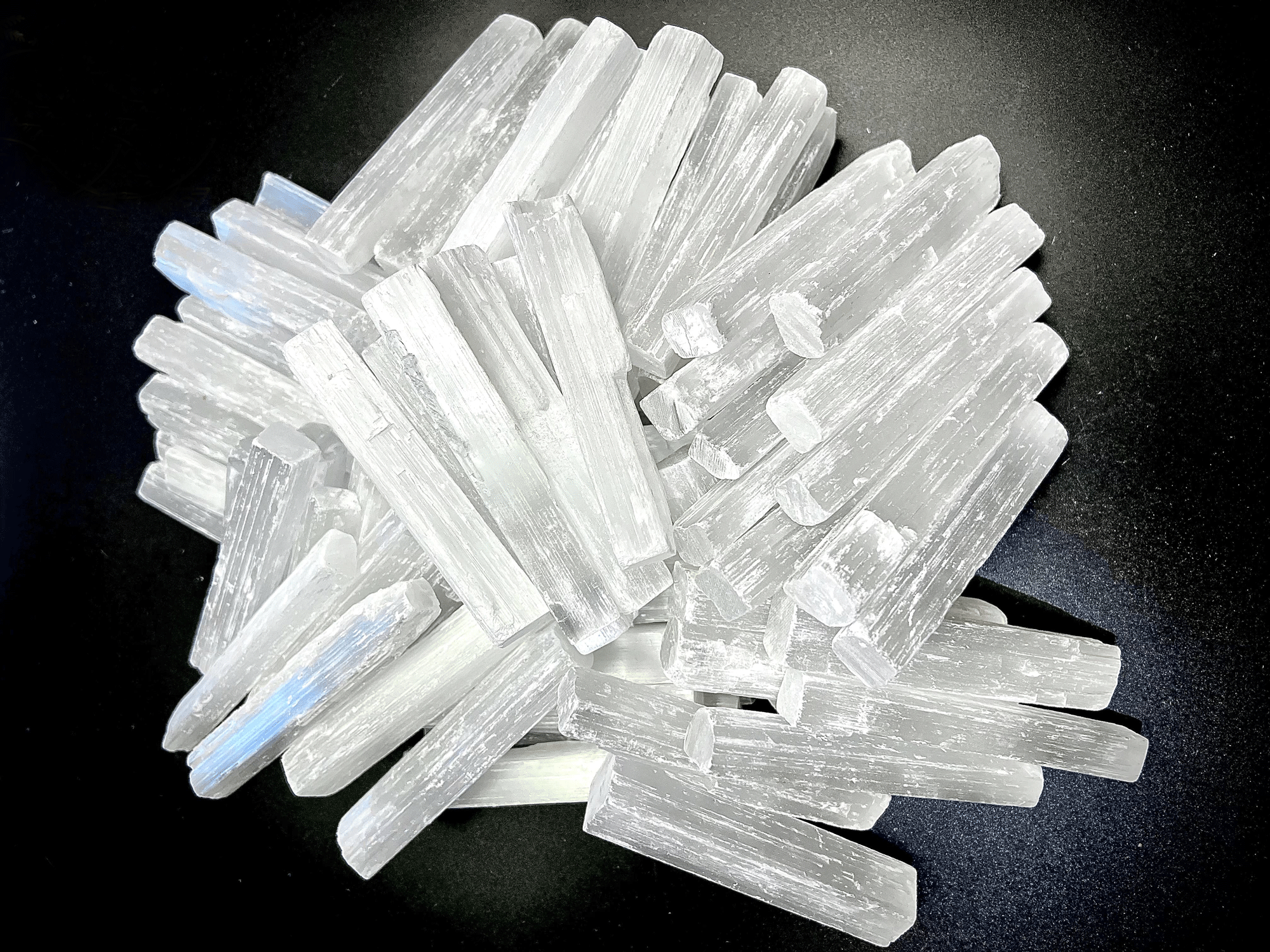 Authentic Selenite Crystal Wands (4 inch)  Imported Conflict-Free from Morocco