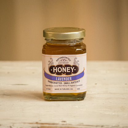 Herbal Infused Jars of Raw Honey