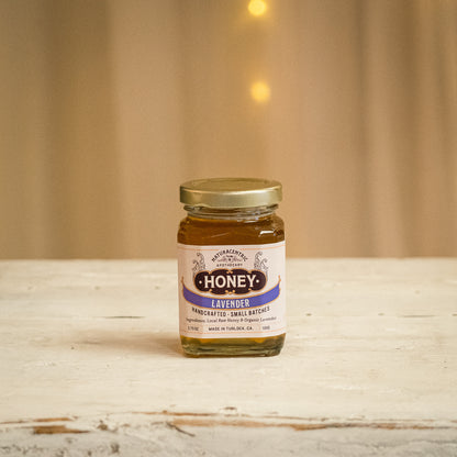 Herbal Infused Jars of Raw Honey