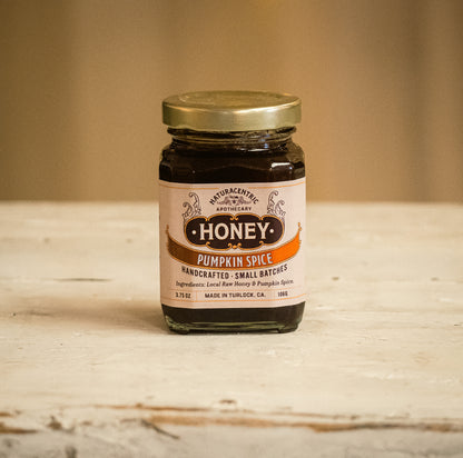 Herbal Infused Jars of Raw Honey