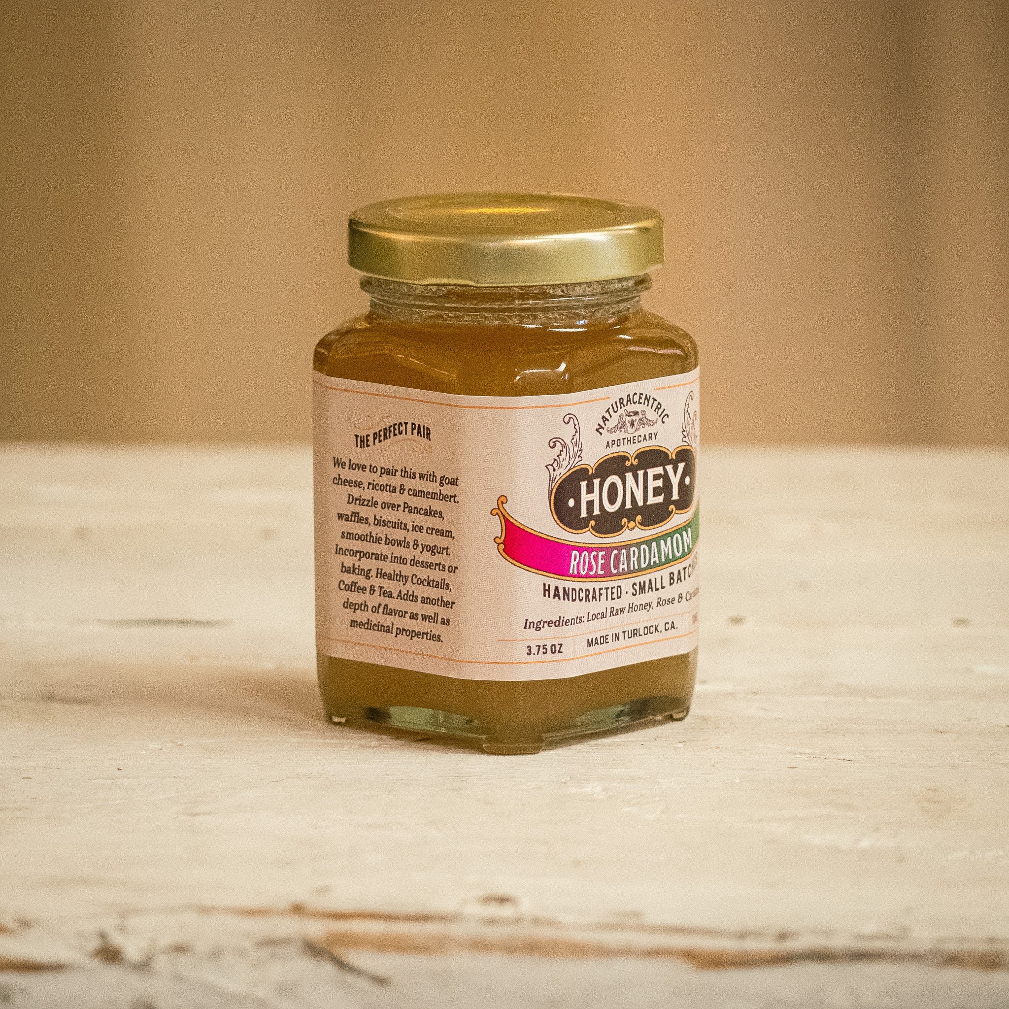 Herbal Infused Jars of Raw Honey